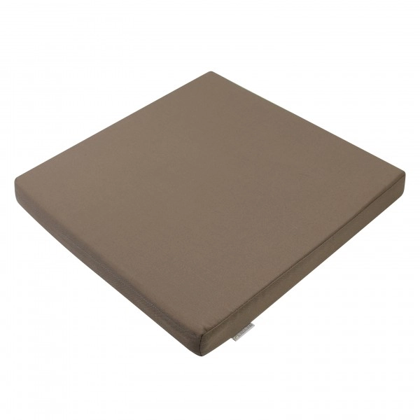 In & Outdoor Lounge Kissen 40cm Taupe / Wasserabweisendes Kissen 40 x 40 x 5 cm