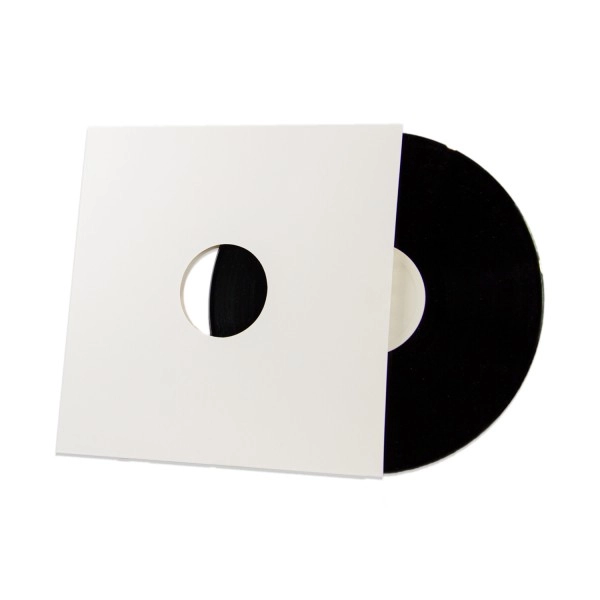 12" Schallplatten Cover weiss (10 Stück)