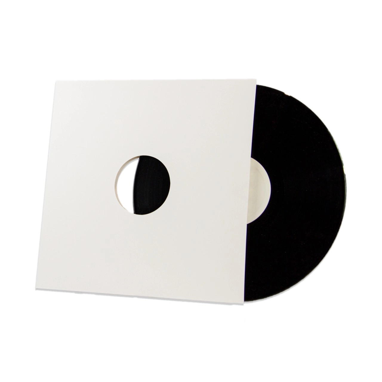 12" Schallplatten Cover weiss (10 Stück)