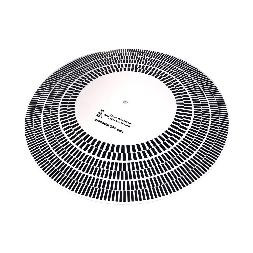 Stroboskope Slipmat zur Geschwindigkeitskontrolle