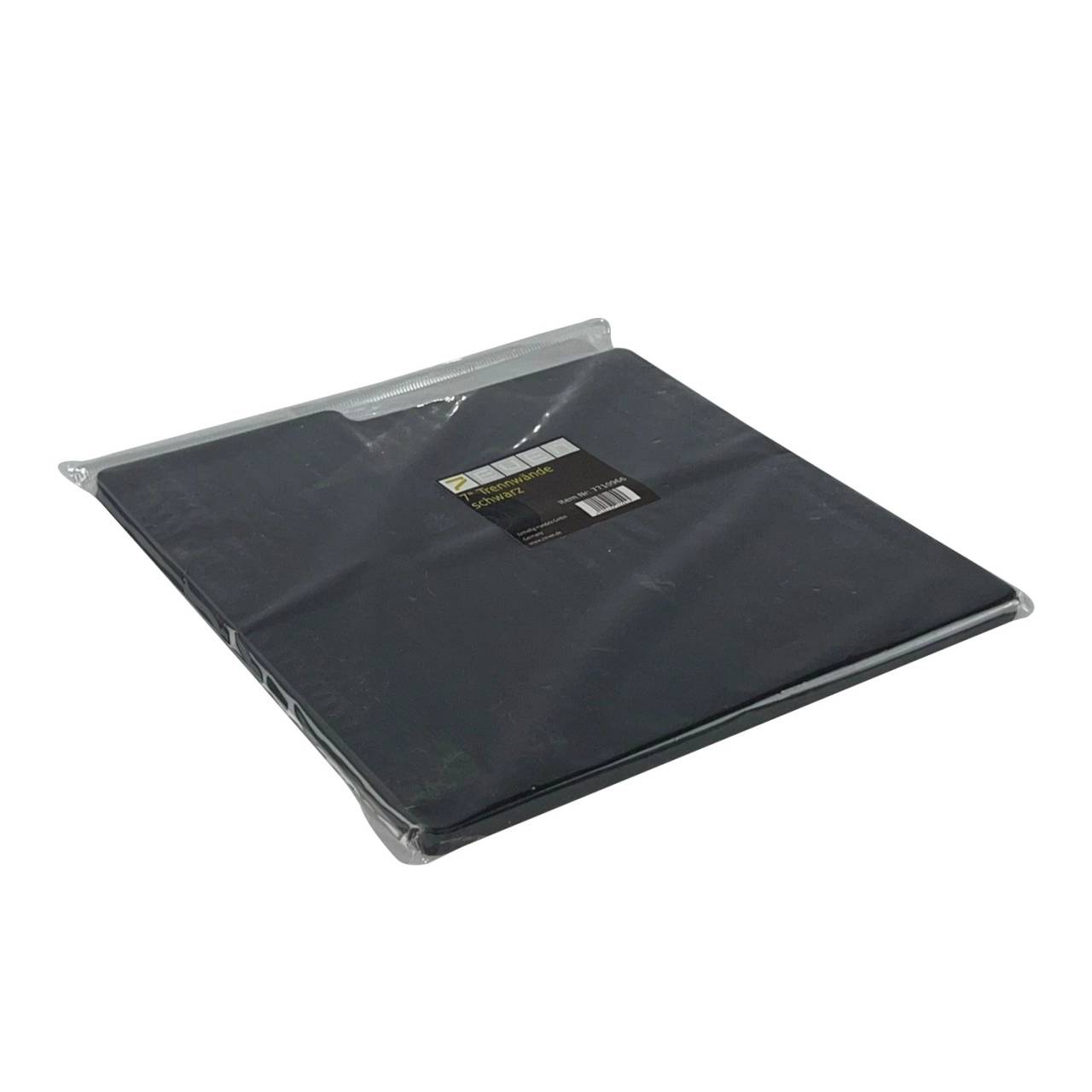 Schallplatten Trennwände in schwarz / 10 Stück 7" Single Archiv-Registerwände