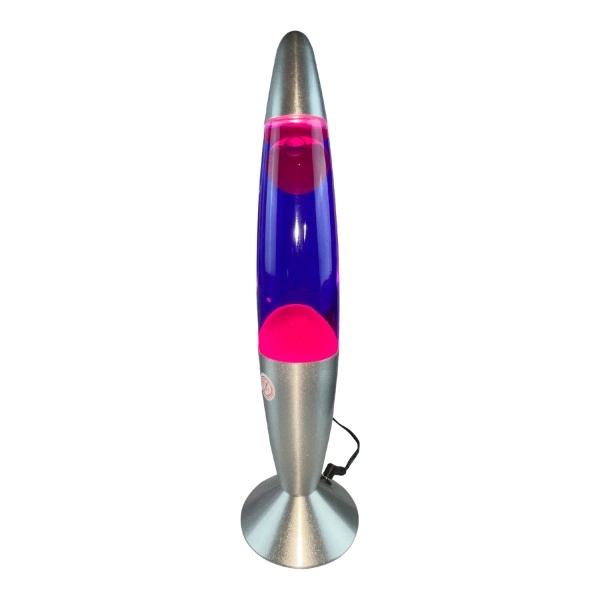 Lava Lampe Rakete 35cm Pink-Purple