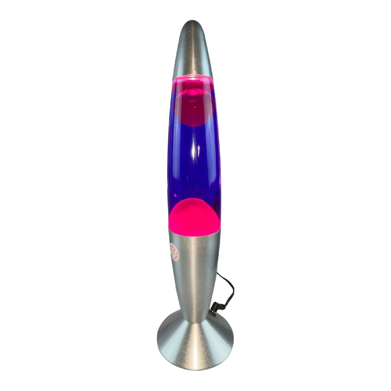 Lava Lampe Rakete 35cm Pink-Purple