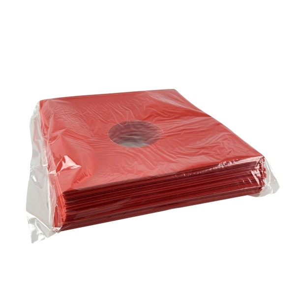 Antistatische Innen Schutzhüllen für 12" LPs in Rot