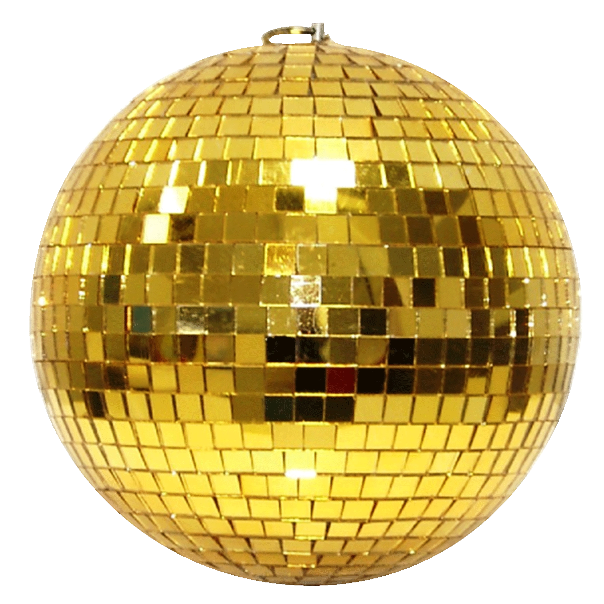 Spiegelkugel 15cm gold // Discokugel - Mirrorball 15cm gold