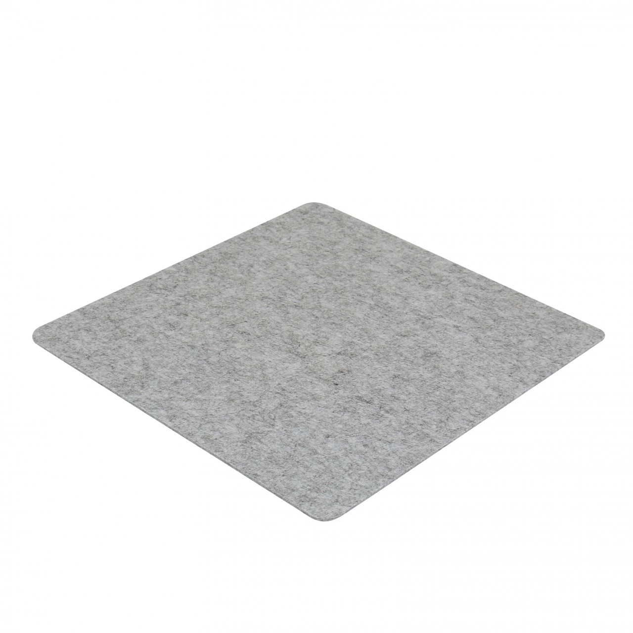 Filz Auflage/Kissen 40 x 40 cm für z.B. Cube Hocker Grau - Einseitig 4mm