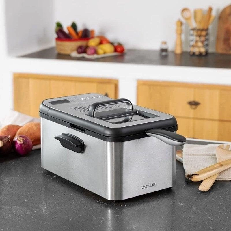 Fritteuse Cecotec Cleanfry Luxury 3000 3.2L 2400W mit OilCleaner und 5 Programmen