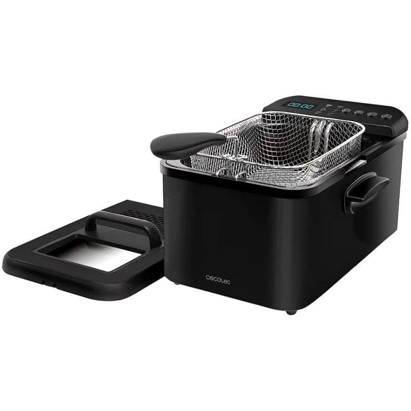 Fritteuse traditionell Cecotec Cleanfry Luxury 4000 Black 4,2L 3270W Edelstahl 5 Programme