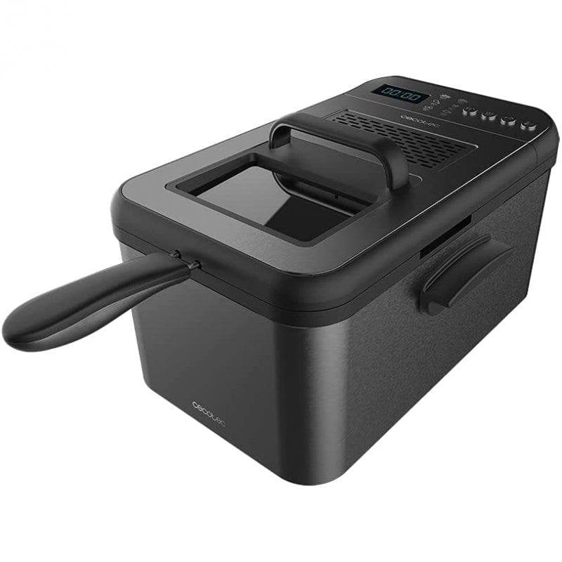 Freidora Cecotec Cleanfry Luxury 3000 3.2L 2400W Schwarz Edelstahl Filterprogramme