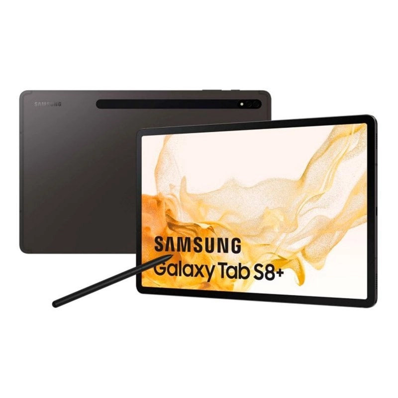 Samsung Galaxy Tab S8+ SM-X800N Qualcomm Snapdragon 128 GB 31,5 cm (12.4") 8 GB Wi-Fi 6 (802.11ax) Graphit