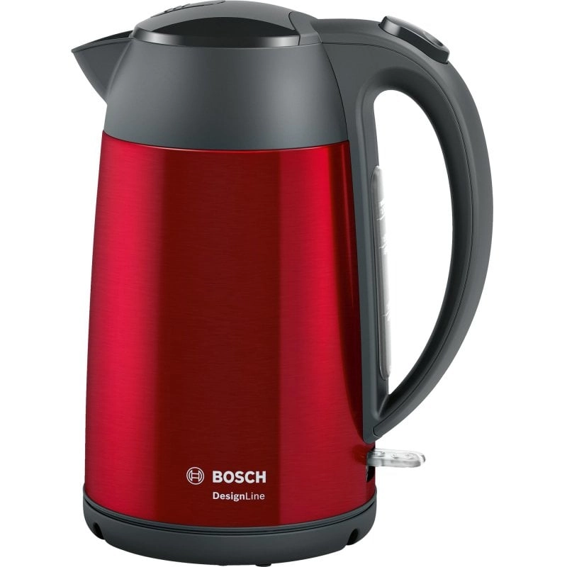 Bosch TWK3P424 Wasserkocher 1,7 l 2400 W Grau, Rot