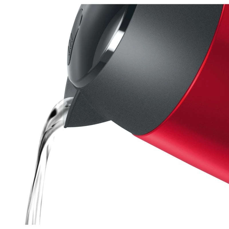 Bosch TWK3P424 Wasserkocher 1,7 l 2400 W Grau, Rot
