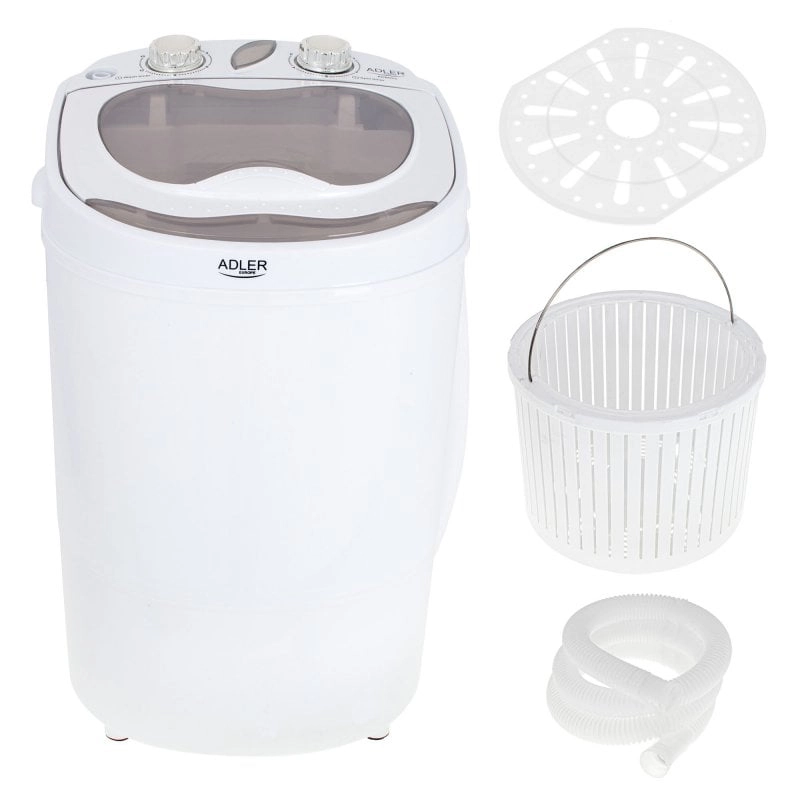Adler AD 8055 Tragbare Mini-Waschmaschine, 3 kg