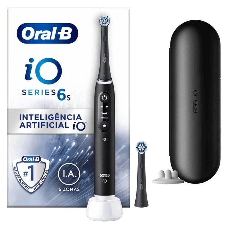 Oral-B iO 6 S Elektrische Zahnbürste Schwarz