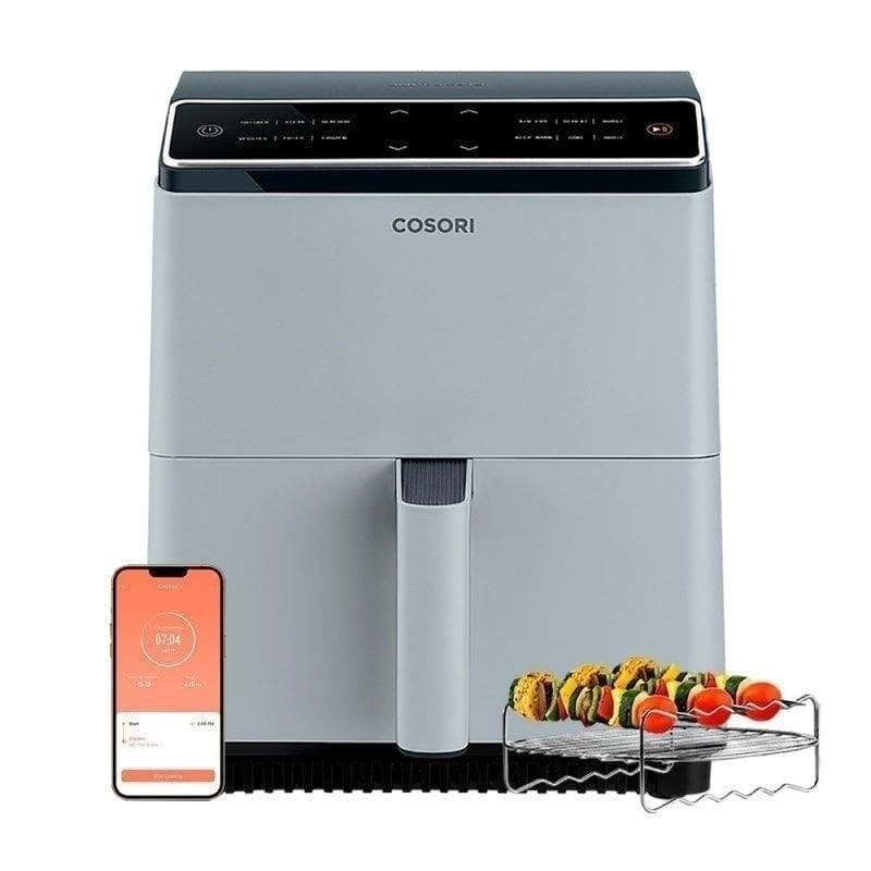 Heißluftfritteuse Cosori Dual Blaze 6.4L 1700W mit WiFi und Zubehör