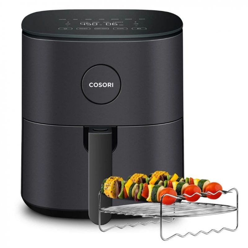 Cosori Pro Chef Edition Heißluftfritteuse 4,7 l 1500 W schwarz + Zubehör