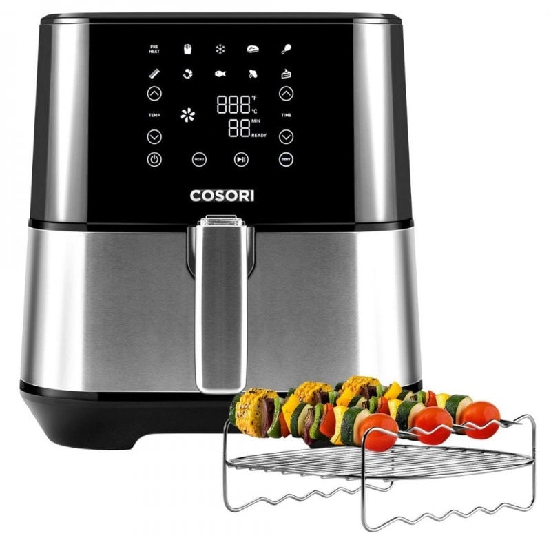 Cosori Stainless Chef Edition Heißluftfritteuse 5,5 l 1700 W