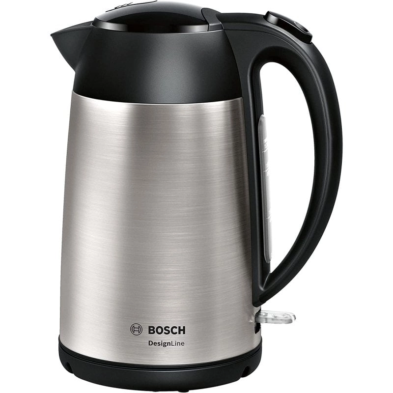 Bosch TWK3P420 Wasserkocher 1,7 l 2400 W Schwarz, Edelstahl