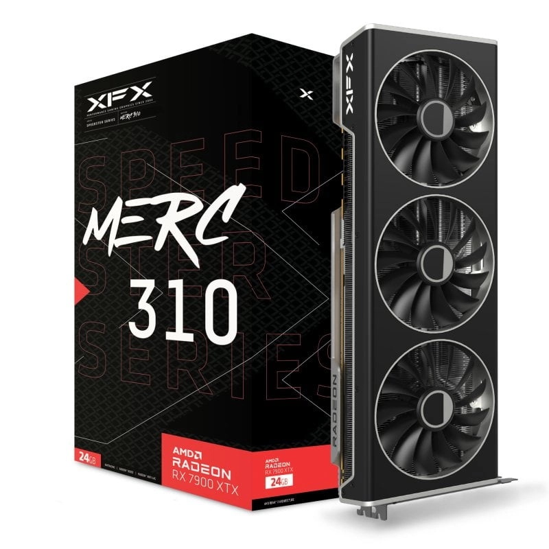XFX SPEEDSTER MERC310 AMD Radeon RX 7900XTX Schwarz Gaming 24 GB GDDR6