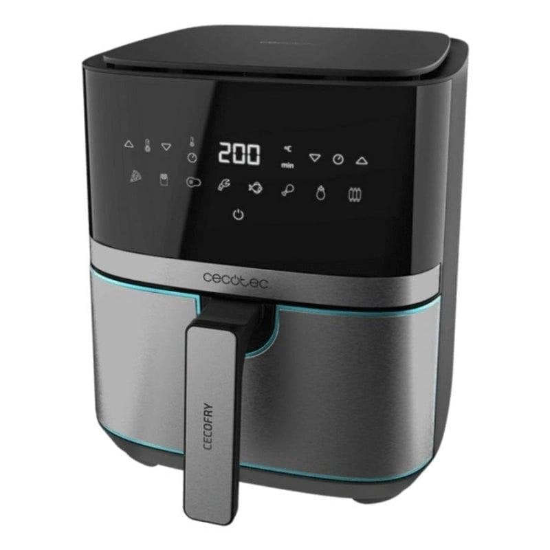 Heißluftfritteuse Cecotec Cecofry Full Inox Black 5500 Pro 5,5L 1700W Touchdisplay Edelstahl