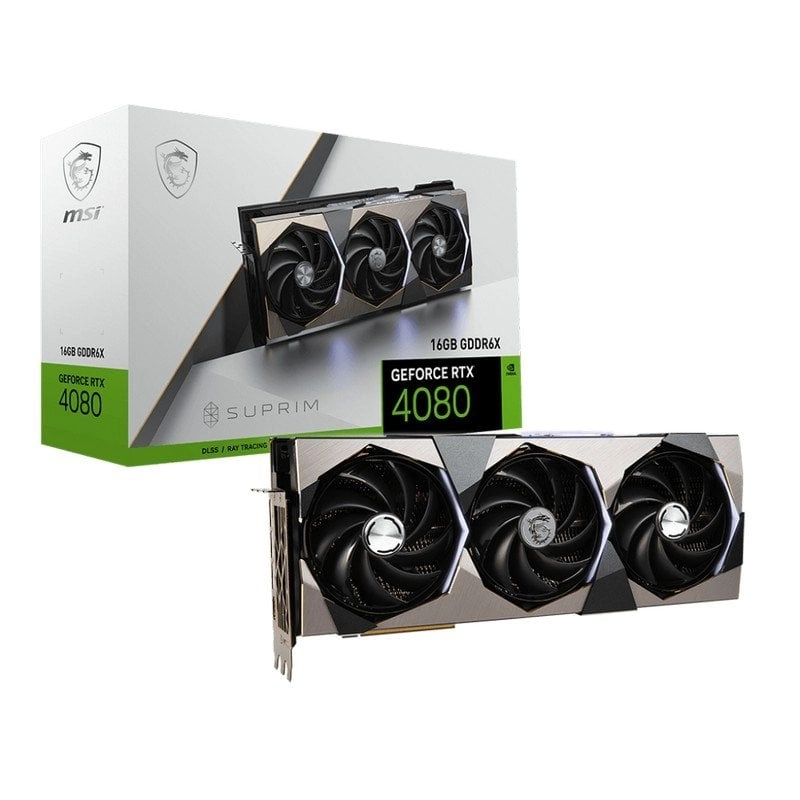 MSI GeForce RTX 4080 SUPRIM 16 GB GDDR6X DLSS3