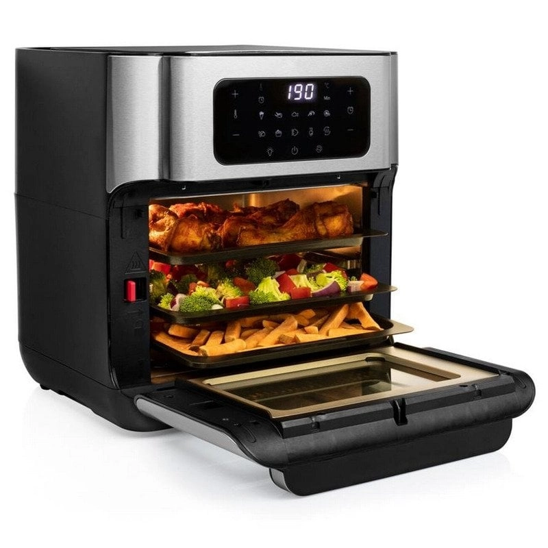 Princess 01.183314.01.750 Fritteuse Einzelbild 10 l Eigenständig 1500 W Heißluftfritteuse Schwarz, Silber