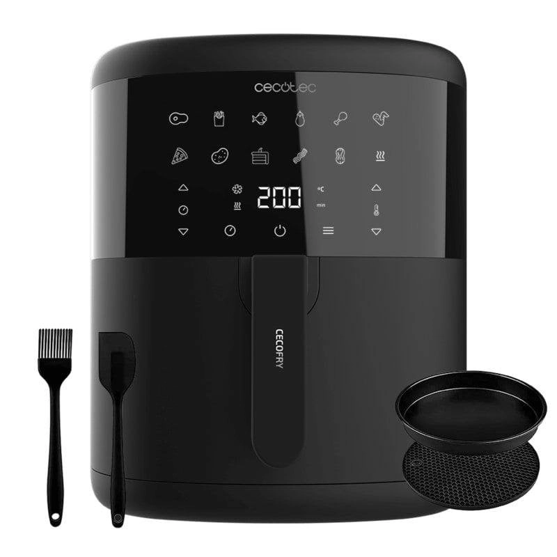 Heißluftfritteuse Cecotec Cecofry Bombastik 6000 Full 6L 1700W Touch-Screen mit Silikon-Zubehör