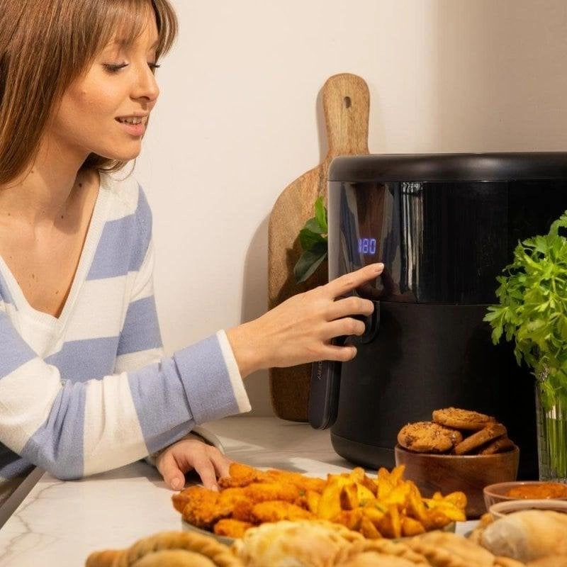Heißluftfritteuse Cecotec Cecofry Bombastik 6000 Full 6L 1700W Touch-Screen mit Silikon-Zubehör