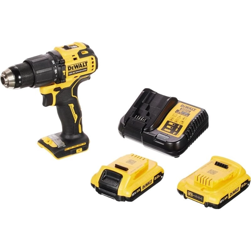 Dewalt DCD709D2T-QW XR bürstenloser 18-V-Li-Ion-Bohrhammer