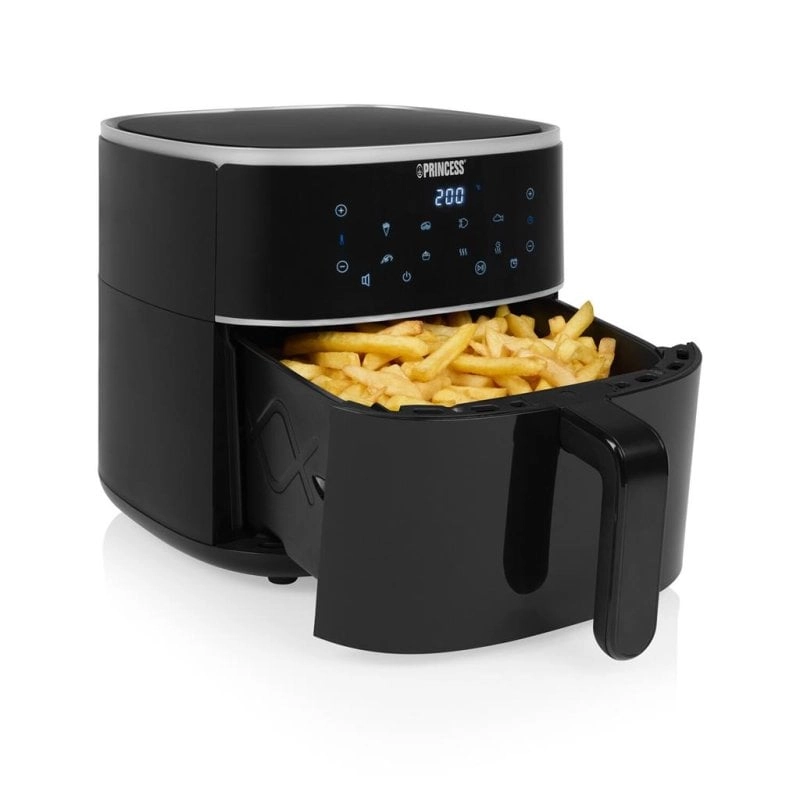 Princess 01.182244.01.001 Fritteuse Einzelbild Eigenständig 1500 W Heißluftfritteuse Schwarz