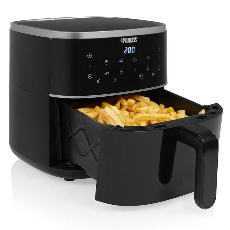 Princess 01.182238.01.001 Fritteuse Einzelbild Eigenständig 1350 W Heißluftfritteuse Schwarz