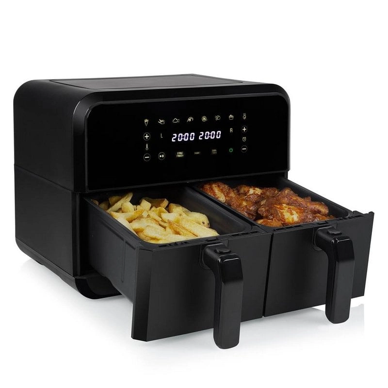 Princess 01.182068.01.001 Fritteuse Doppel 8 l Eigenständig 2400 W Heißluftfritteuse Schwarz