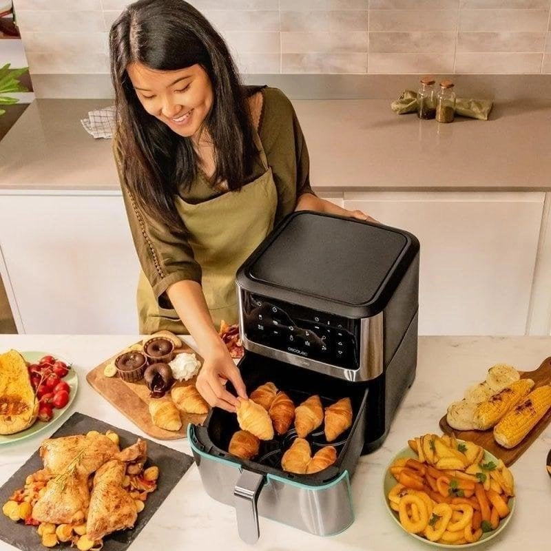 Heißluftfritteuse Cecotec Cecofry Supreme 8000 8L 1800W Touch mit 10 Programmen