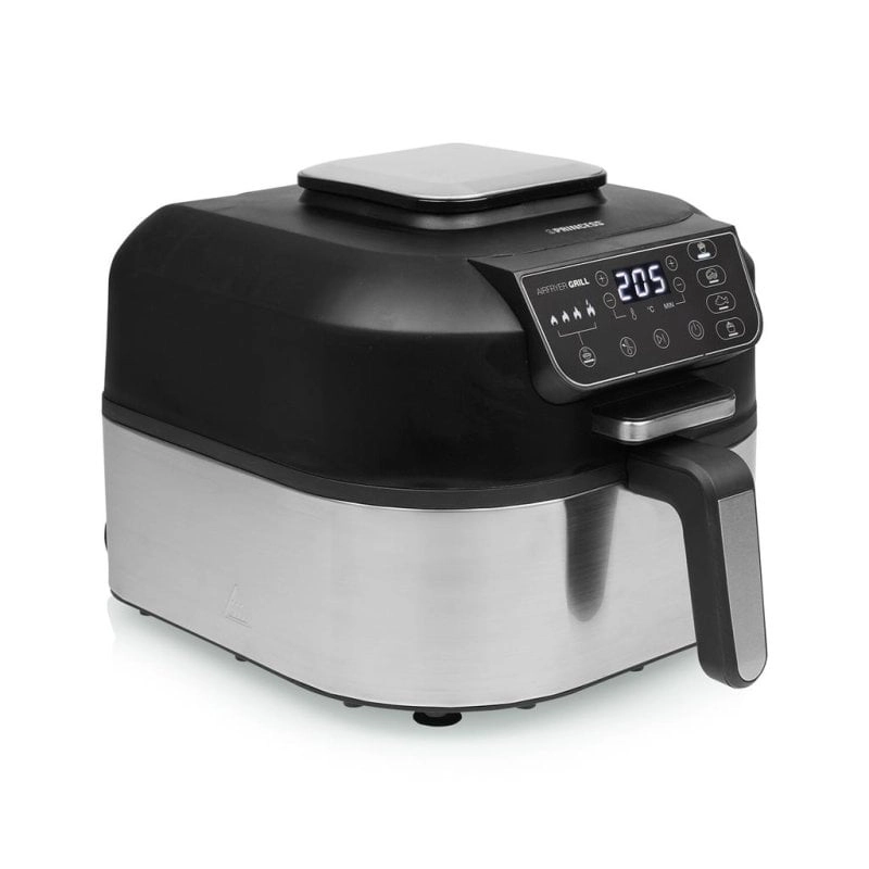 Princess 01.182092.01.001 Fritteuse Einzelbild 5,6 l Eigenständig 1760 W Heißluftfritteuse Schwarz, Silber