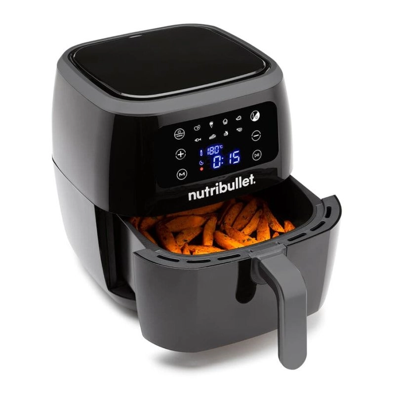 NutriBullet XXL Digital Air Fryer Einzelbild 7 l Eigenständig 1800 W Heißluftfritteuse Schwarz