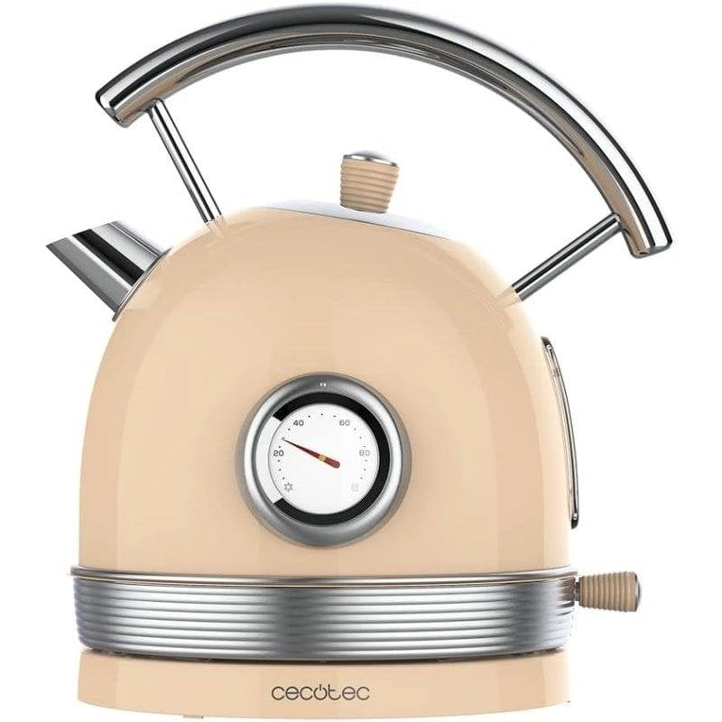 Wasserkocher Cecotec Thermosense 420 Vintage 1,8L 2200W Edelstahl Beige