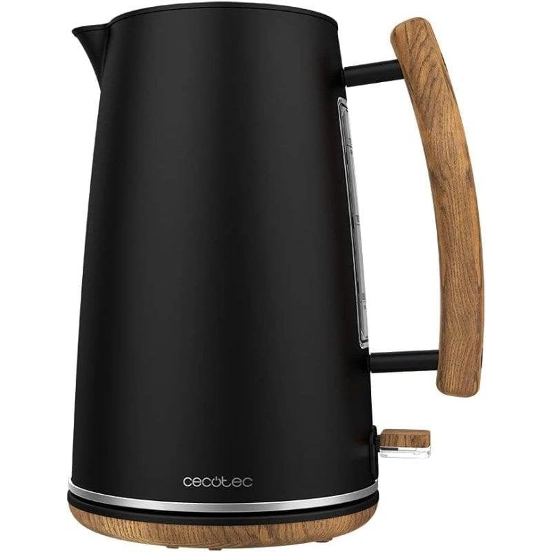 Wasserkocher Cecotec Thermosense 400 Black Woody 1,7L 3000W Edelstahl Holzoptik