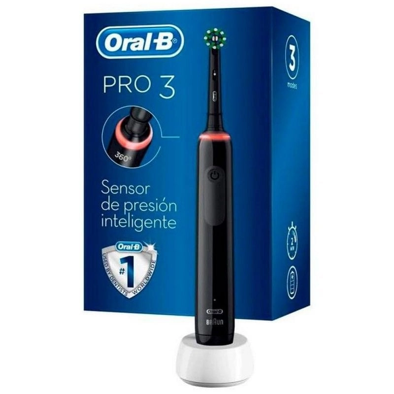 Oral-B Series Pro 3 3000 Elektrische Zahnbürste Schwarz
