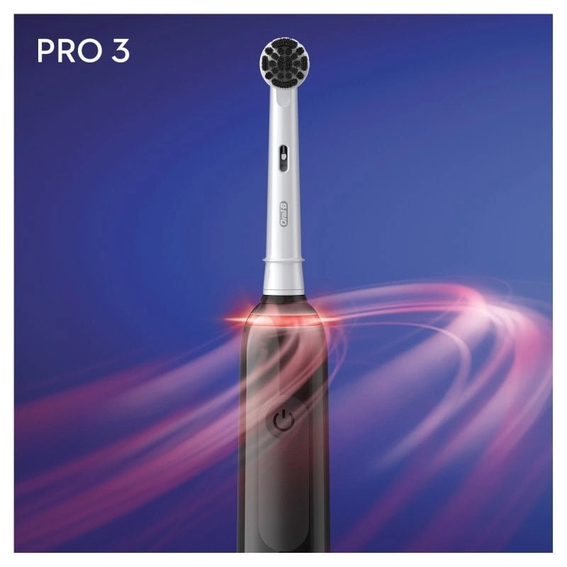 Oral-B Series Pro 3 3000 Elektrische Zahnbürste Schwarz