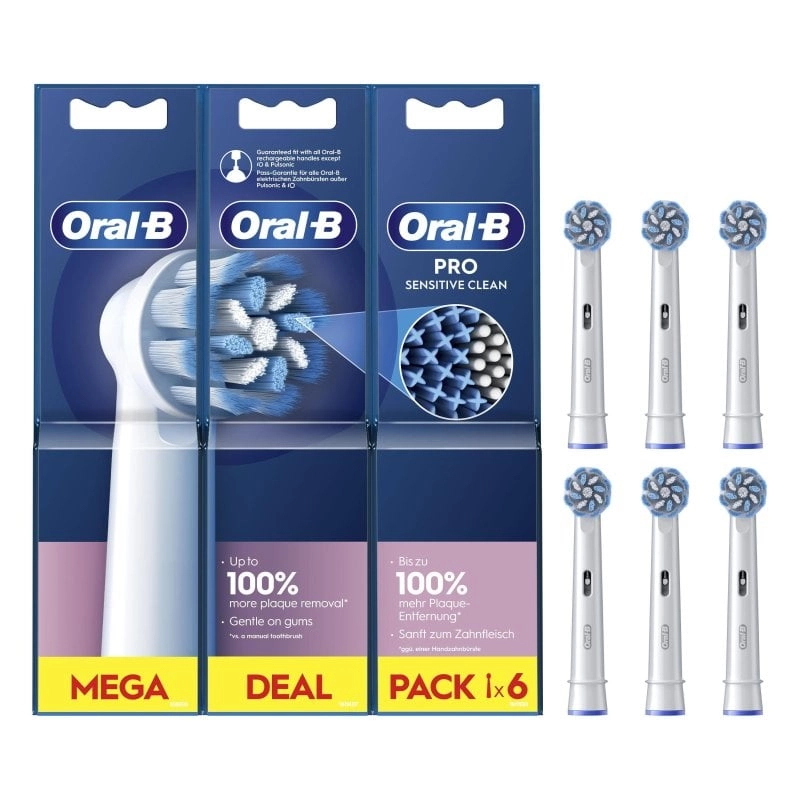 Oral-B CrossAction Zahnbürsten-Ersatzpack mit 6 Einheiten