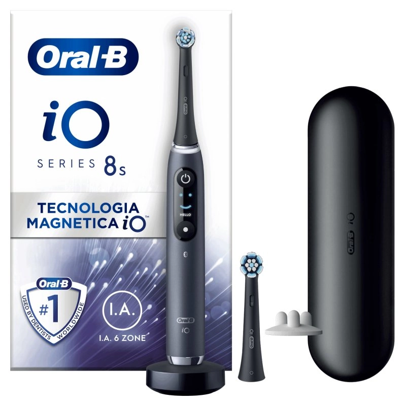 Oral-B iO 8S Elektrische Zahnbürste Schwarz