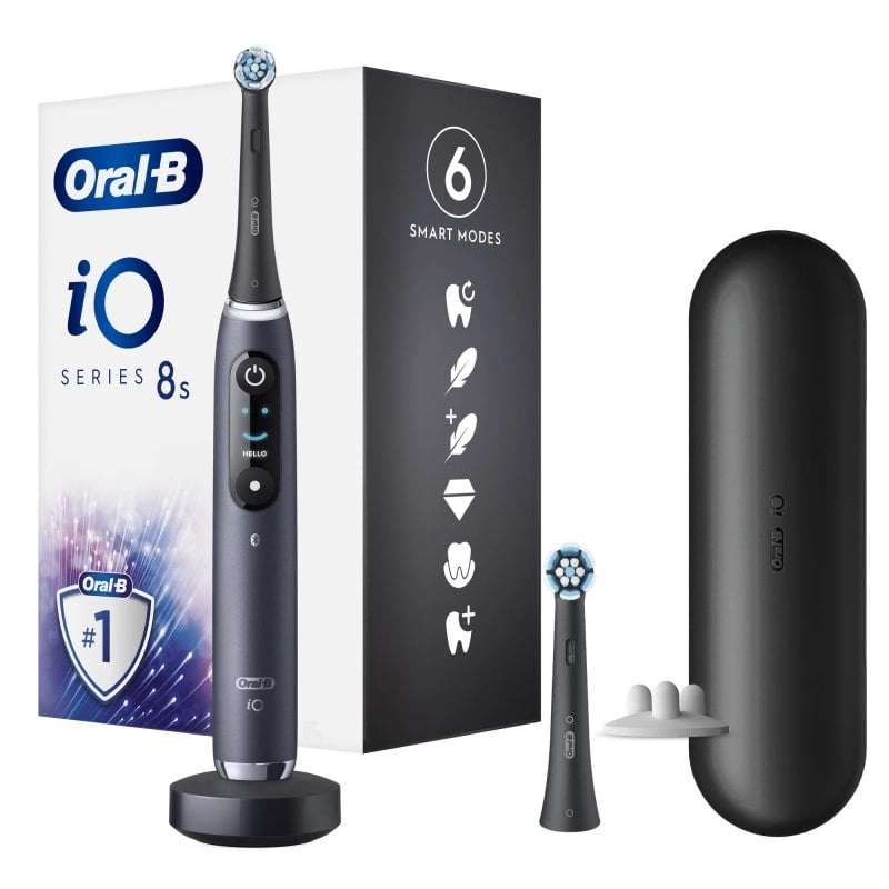 Oral-B iO 8S Elektrische Zahnbürste Schwarz