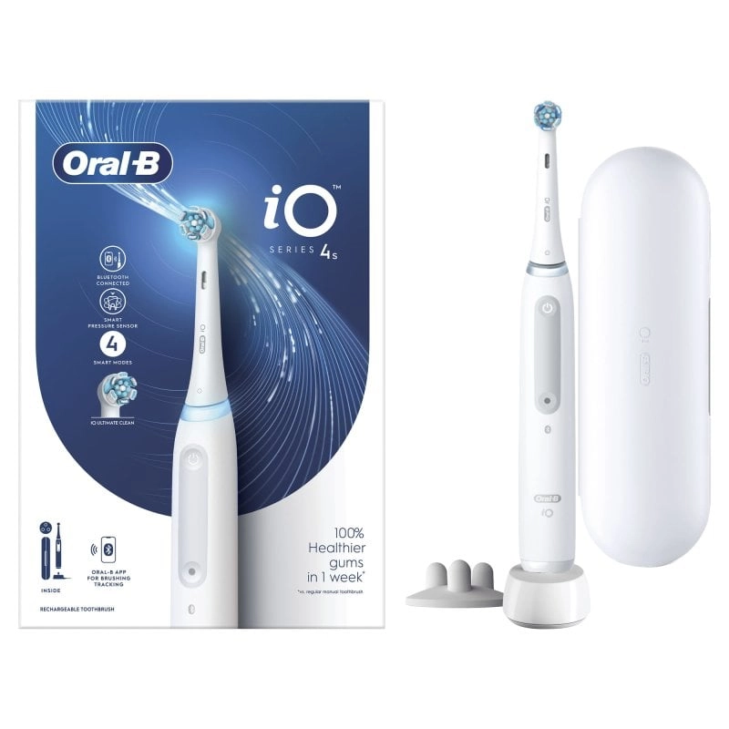 Oral-B iO 4 Weiße elektrische Zahnbürste