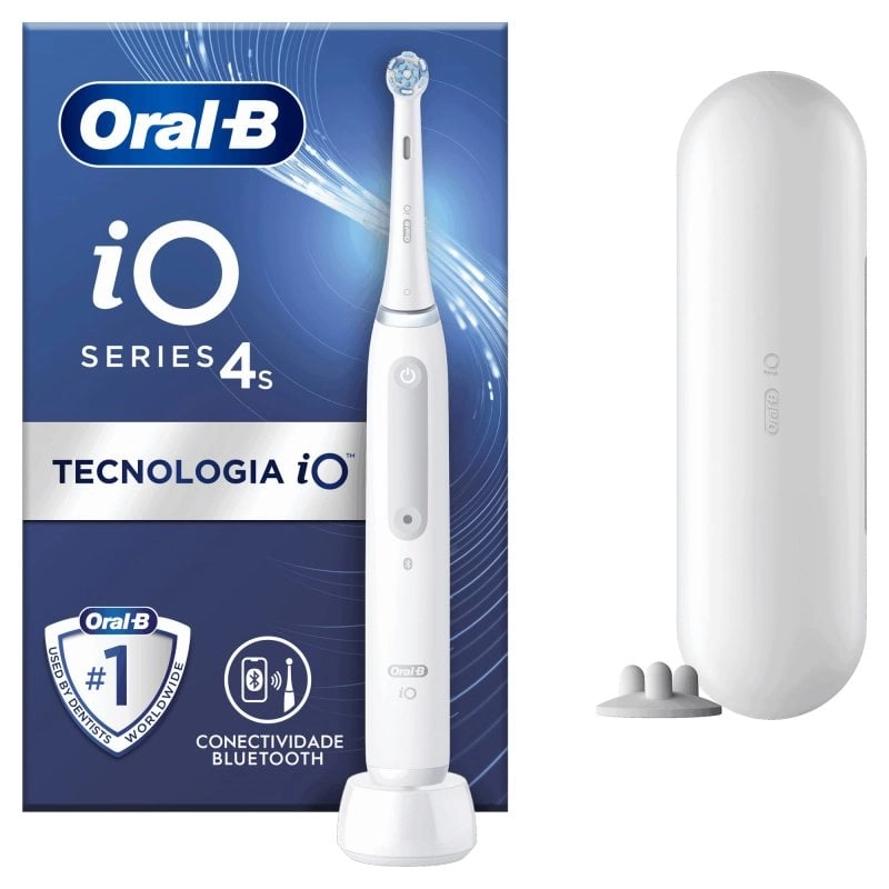 Oral-B iO 4 Weiße elektrische Zahnbürste