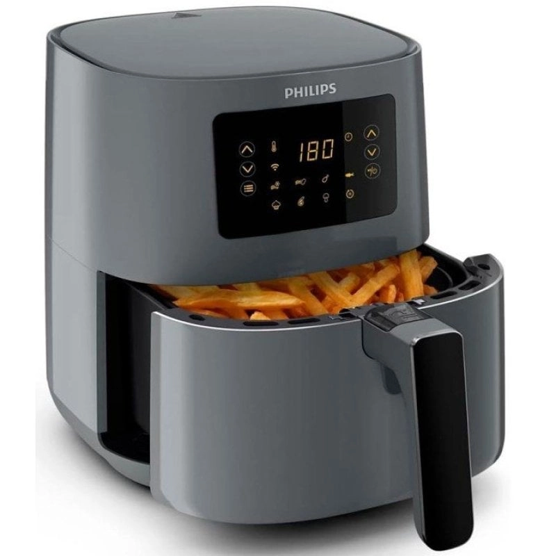 Philips 5000 series HD9255/60 Fritteuse Einzelbild 4,1 l Eigenständig 1400 W Heißluftfritteuse Schwarz, Grau