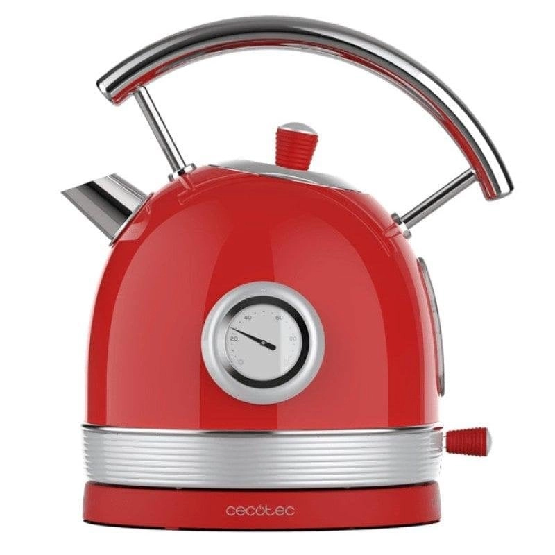 Wasserkocher Cecotec Thermosense 420 Vintage Light Red 1,8L 2200W Edelstahl