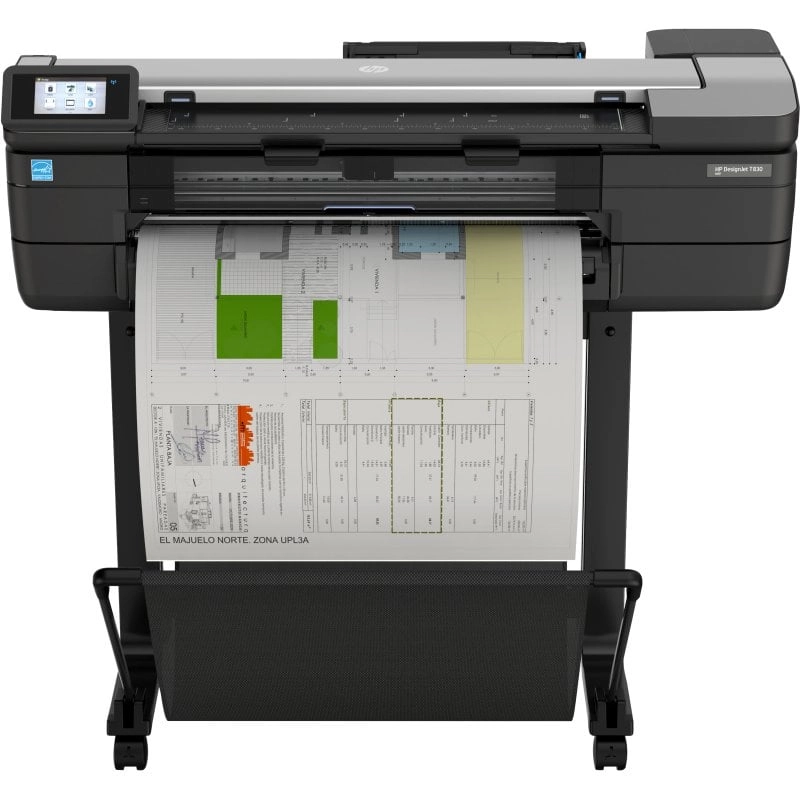 HP Designjet T830 24-in Multifunction Printer Großformatdrucker WLAN Tintenstrahl Farbe 2400 x 1200 DPI 610 x 1897 mm Ethernet/LAN