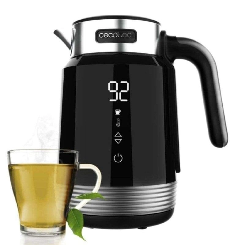 Elektrischer Wasserkocher Cecotec ThermoSense 600 Touch 1,7L 2200W Edelstahl Schwarz