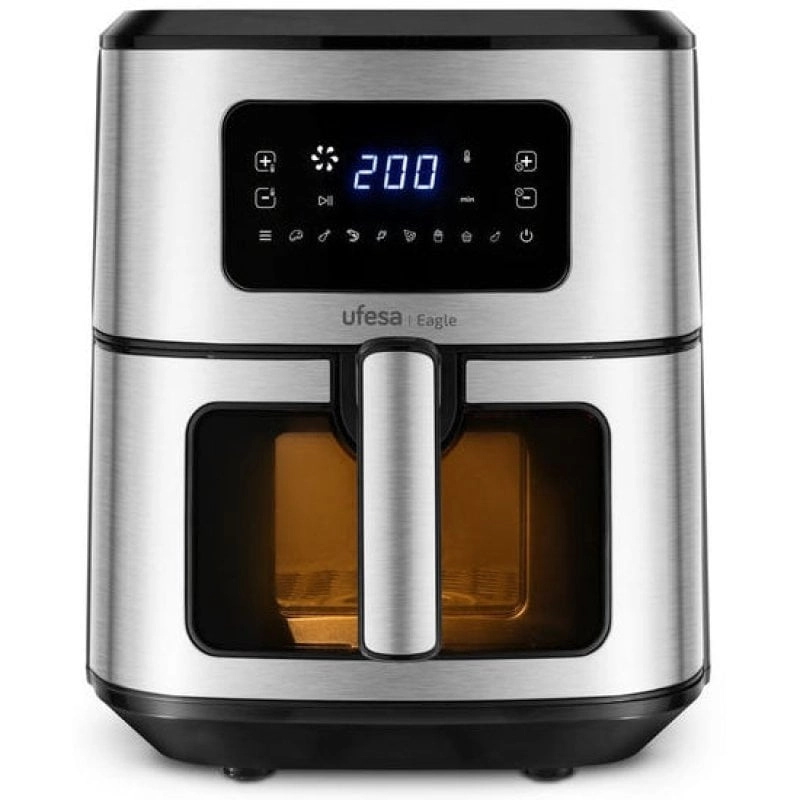 Ufesa Eagle Heißluftfritteuse, 6,5 l, 1700 W, Edelstahl