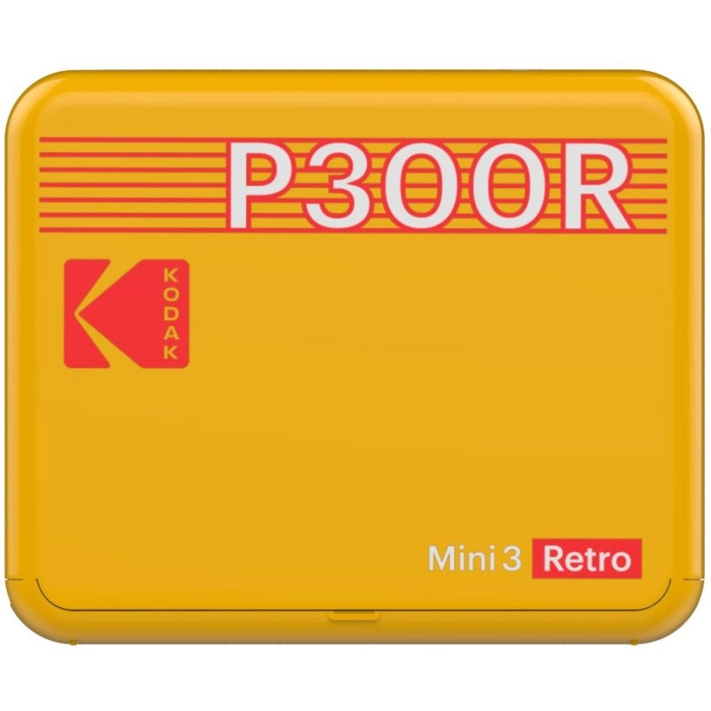 Kodak Mini 3 Retro P300R Gelber Bluetooth-Fotodrucker